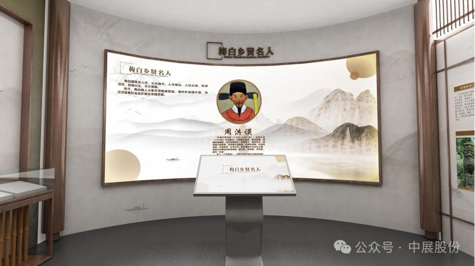 被流传为“半人半神”的周洪谟——洪谟文化履历馆。